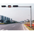 Hot Galvanized Octagonal Traffic Sign CCTV Steel Pole